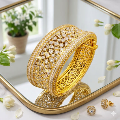 Golden Radiance Cuff – JBB1021BG
