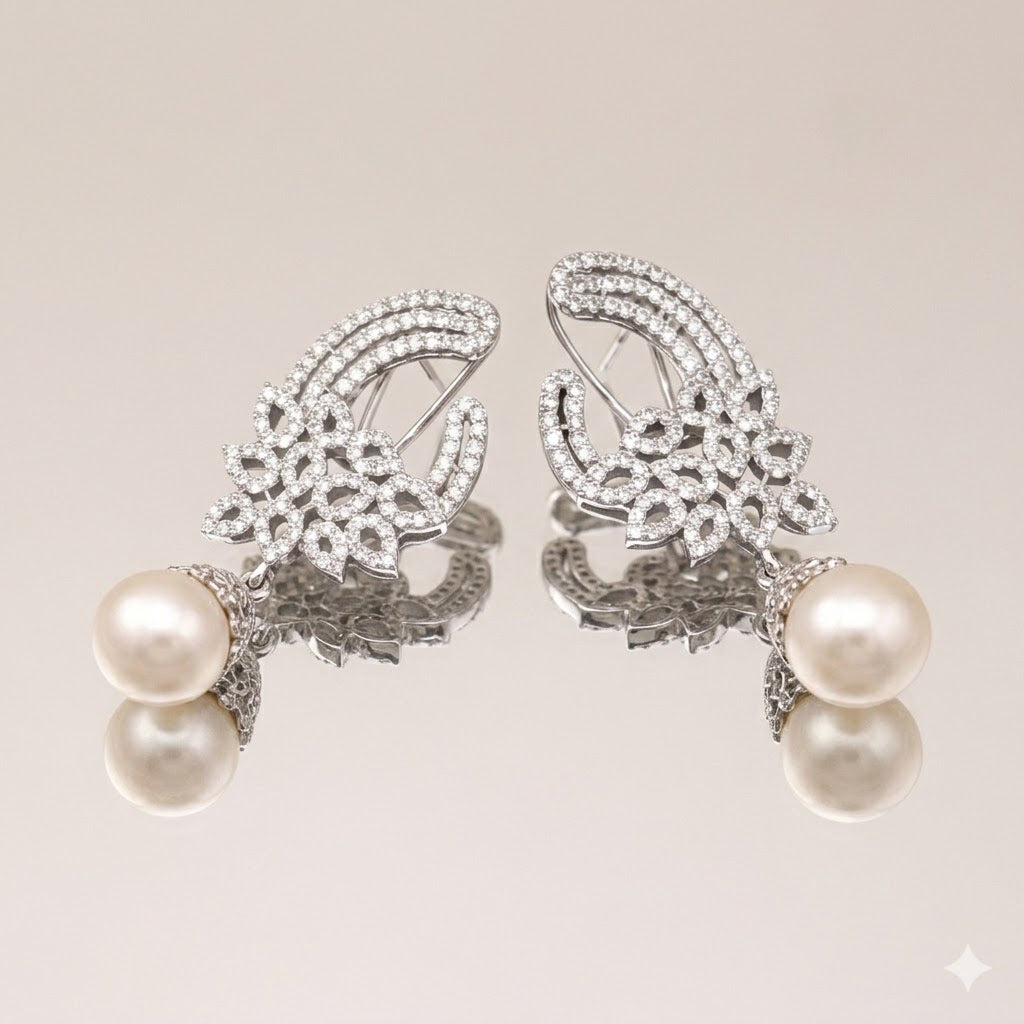 Pearl Snow Earrings – JBB1024ER