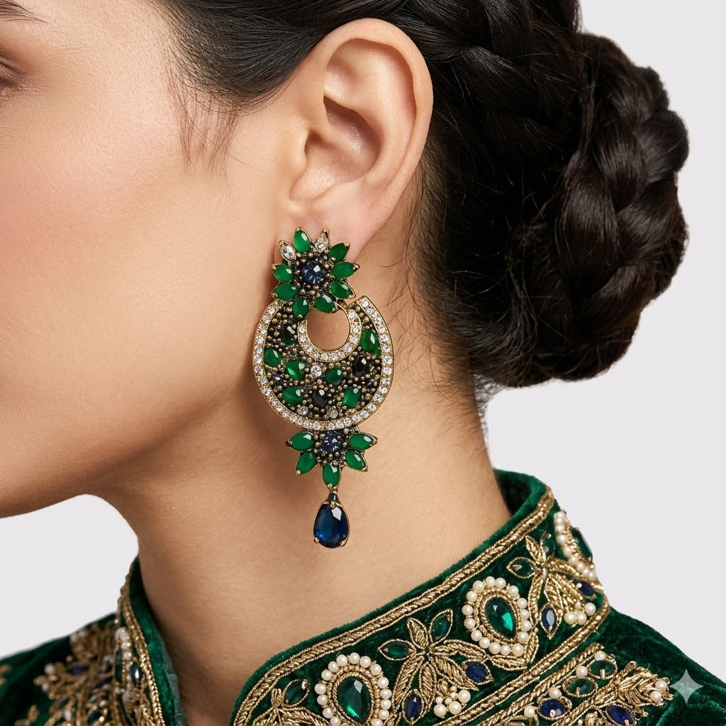 Emerald Noir Earrings – JBB1025ER