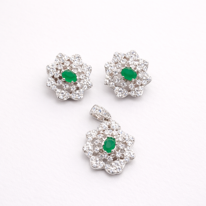 Emerald Bloom Pendant – JBB1025PD