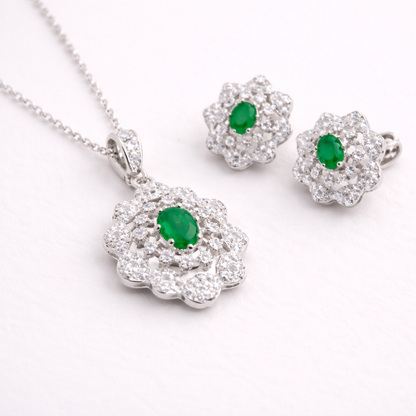 Emerald Bloom Pendant – JBB1025PD