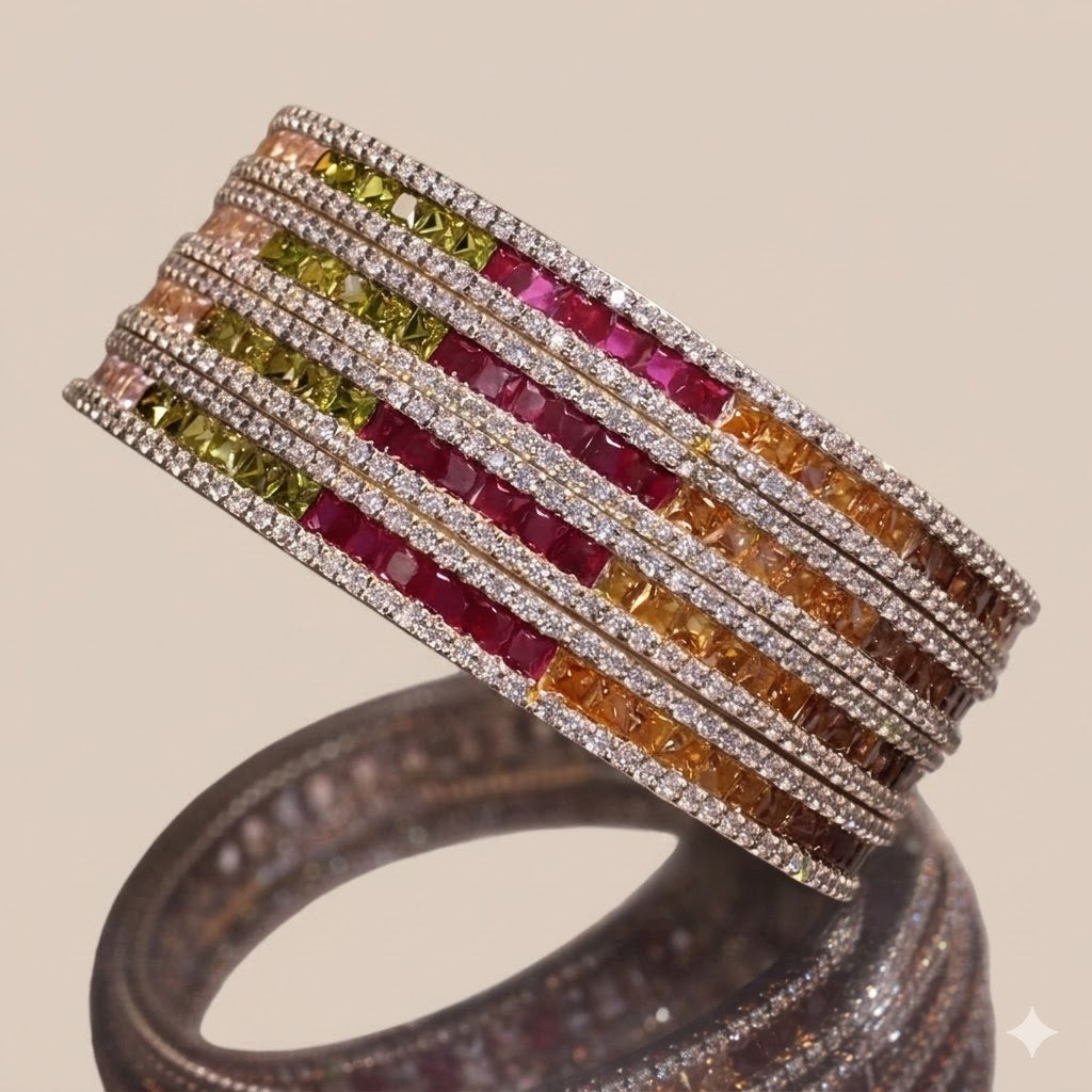 Rainbow Royale Bangle – JBB1026BG