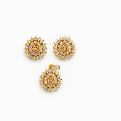 Golden Paisley Pendant – JBB1026PD