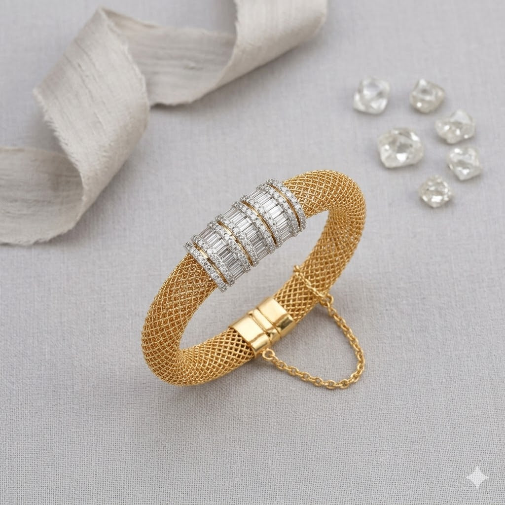 Golden Grace Bangle - JBB1027BG