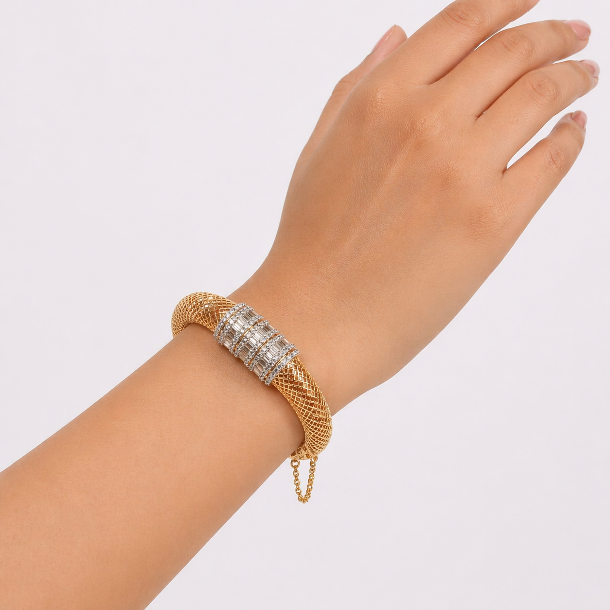 Golden Grace Bangle - JBB1027BG