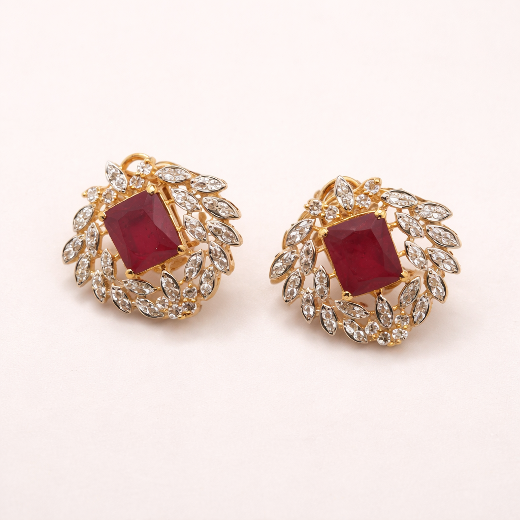 Ruby Laurel Earrings – JBB1027ER