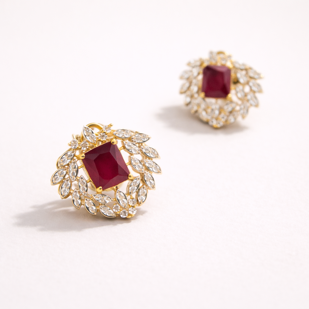 Ruby Laurel Earrings – JBB1027ER