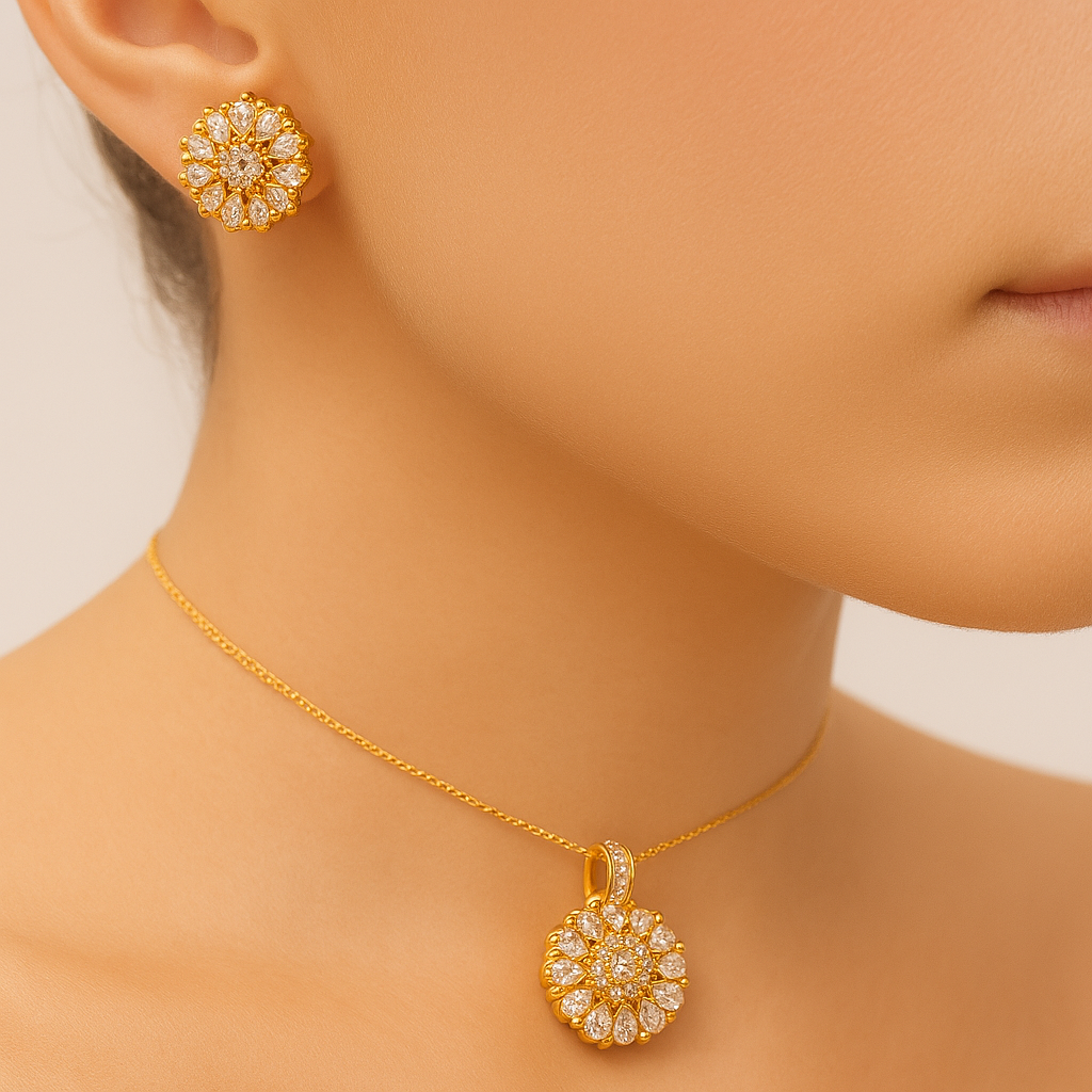 Golden Bloom Pendant – JBB1028PD