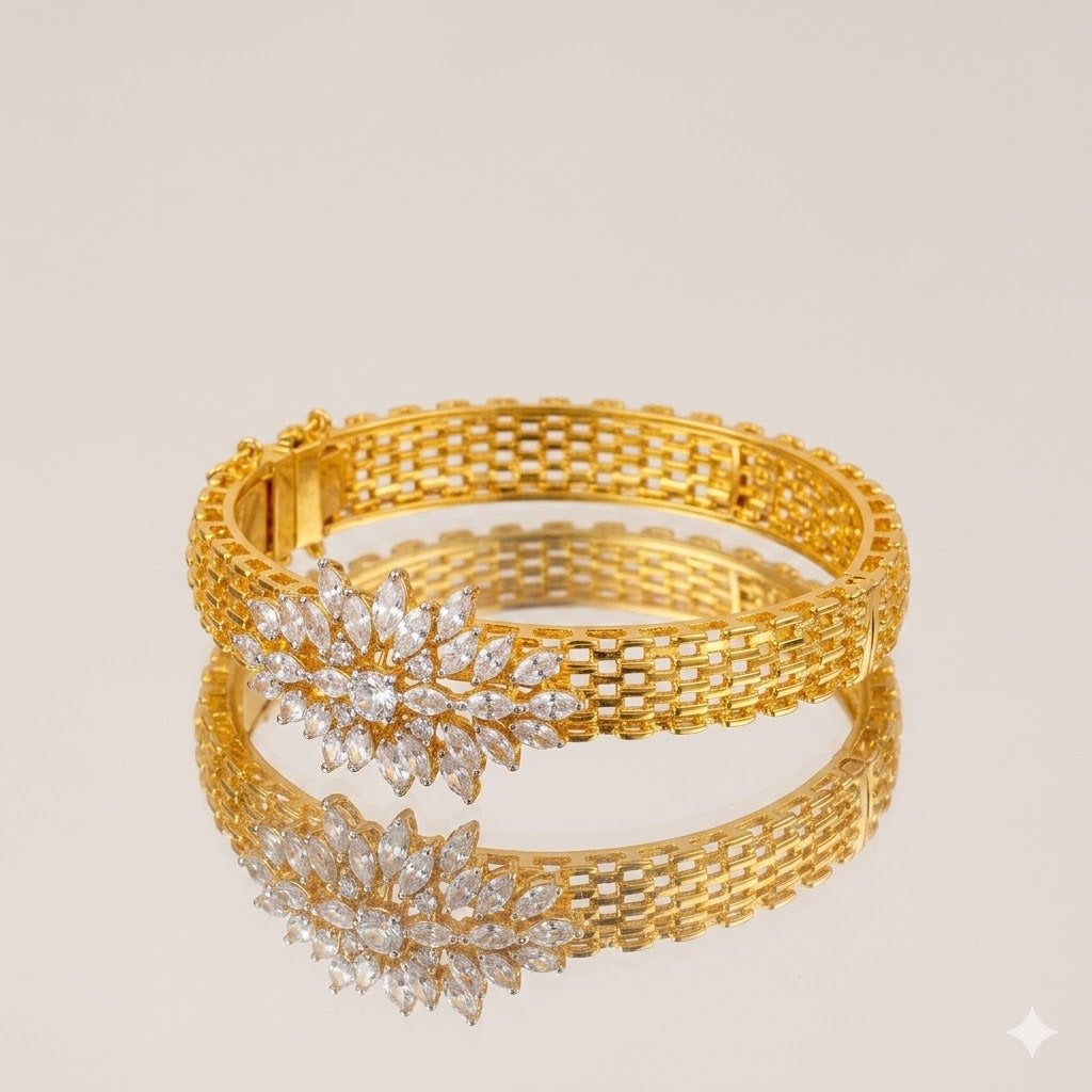 Royal Bloom Bangle – JBB1029BG