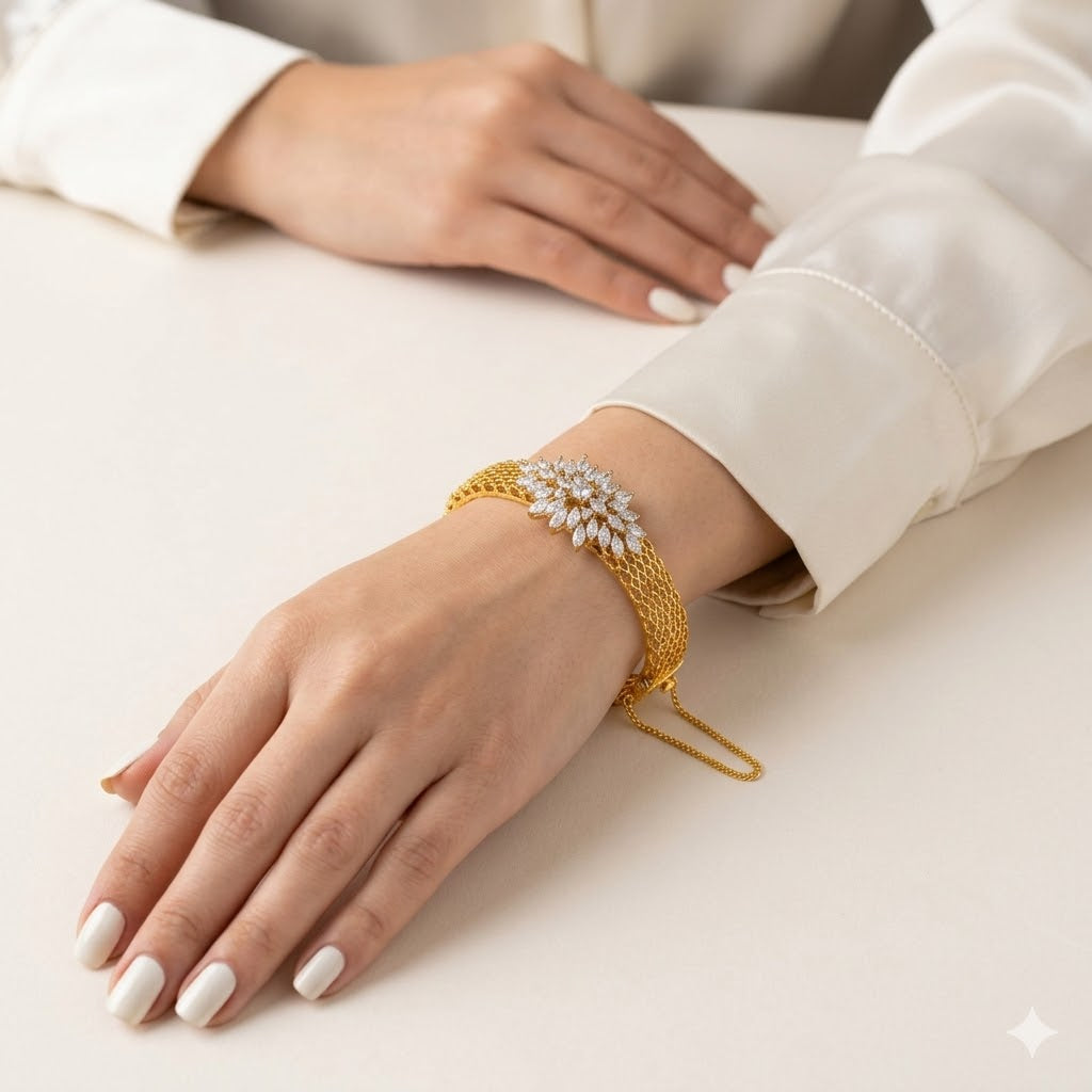 Royal Bloom Bangle – JBB1029BG