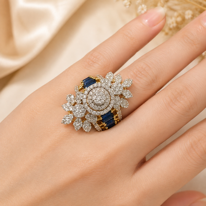 Royal Sapphire Blossom Ring – JBB1029RG