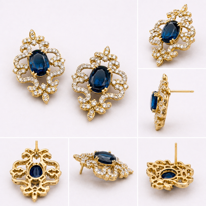 Sapphire Noor Earrings – JBB1017ER