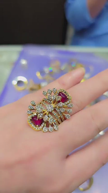 Ruby Firework Statement Ring – JBB1030RG