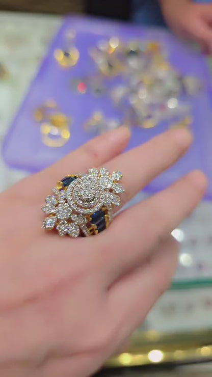 Royal Sapphire Blossom Ring – JBB1029RG